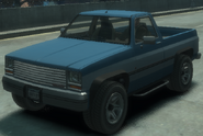 Una Rancher sin caja de carga cubierta en Grand Theft Auto IV.