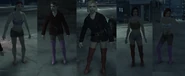 Diferentes tipos de prostitutas en GTA IV.
