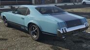 Parte trasera del Sabre Turbo monocolor en GTA V.