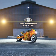 Imagen promocional del Hakuchou Custom en el Club de coches de Vinewood en Junio de 2023.