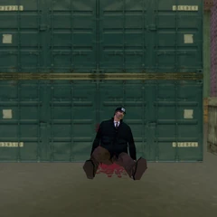 El agente aduanal muerto.