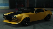 Nightshade de color único con matrícula B0UNC3 en GTA Online: Importaciones/Exportaciones.