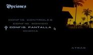 Menú de pausa de Grand Theft Auto: San Andreas (PC).