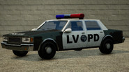 Coche de Policía de Las Venturas en Grand Theft Auto: San Andreas - The Definitive Edition.