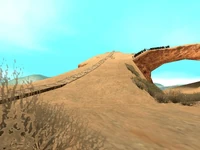 El final del camino en la vieja mina.