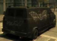 Parte posterior de una Gang Burrito en Grand Theft Auto IV: The Lost and Damned.