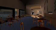 El interior del Tarbrush Cafe en Vice City