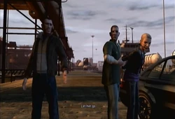 Los secuestradores con Gracie Ancelotti.