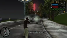 El segundo camión destruido