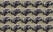 Todas las capas de pintura del Outlaw.
