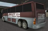 Parte posterior de un Coach en GTA III.