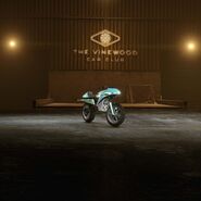 Imagen promocional del Oppressor en el Club de coches de Vinewood en Octubre de 2023.