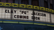 Anuncio de un concierto de PG Jackson en Los Santos.