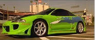 El Mitsubishi Eclipse (1995) de la película.