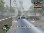 Catalina hablándole a Carl sobre el negociador.