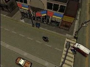 Intersección de las avenidas principales de la zona.