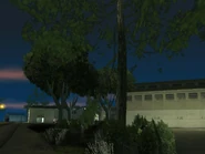 La única parte "verde" del barrio.