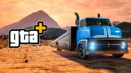 GTA+-Mayo2023-GTAOee-Anuncio.jpg (476 kB) Otra imagen promocional del Slamtruck de GTA+ en Mayo de 2023.