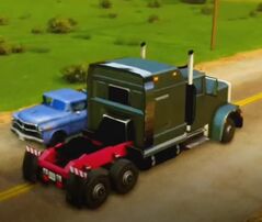 Vista trasera del Linerunner en GTA:SA The Definitive Edition