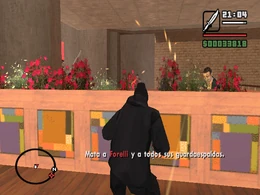 El tiroteo en el restaurante.