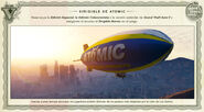 La promoción del Dirigible de Atomic para los que hayan apartado el juego con la edición Especial Coleccionista o Estándar.