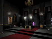 Otra vista, se puede apreciar (en la esquina) la caja fuerte abierta.