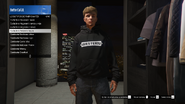 "Sudadera Western negra".