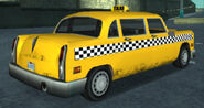 Parte posterior de un Cabbie en Grand Theft Auto: Liberty City Stories