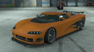 Entity XF de color único con matrícula W1D3B0Y en GTA Online: Importaciones/Exportaciones.