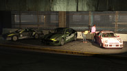 Los vehículos de prueba del Club de coches de LS.