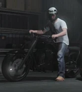 Una Bagger modificada en GTA Online.