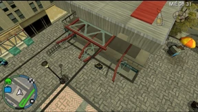 La estación del teleférico en GTA: CW.