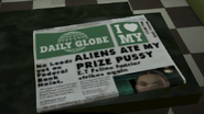 Un periódico del Daily Globe en GTA V