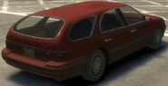 Parte posterior de un Solair en Grand Theft Auto IV.