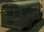 Parte posterior del Prison Bus en GTA IV: TLAD.