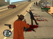 Carl Johnson con 2 estrellas