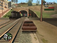 Los Grove Street Families luchando antes de la llegada de CJ y Ryder.