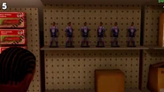 Las figuras de acción de Furia Impotente que aparece en la tienda de Zero RC en Grand Theft Auto: San Andreas - The Definitive Edition.
