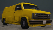 Una Burrito amarillo perla en GTA SA: The Definitive Edition.