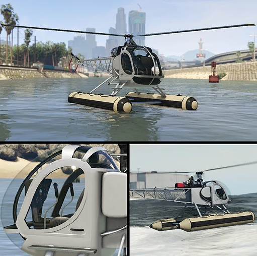 Helicóptero Seasparrow GTA San Andreas