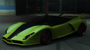 Cheetah de color único con matrícula BUZZ3D en GTA Online: Importaciones/Exportaciones.