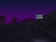 AutoviaLV4.jpg (57 kB) Cartel indicando que "Las Payasadas" está cerca y que hay un monumento muy peculiar