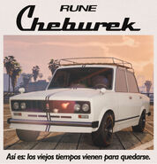 Poster del Cheburek en español.