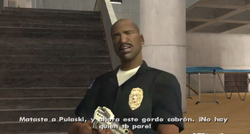 Tenpenny diciendo que CJ mato a Pulaski y a Smoke