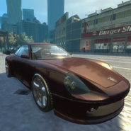 Beta del Comet en Grand Theft Auto IV.