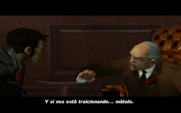 Salvatore ordenando el asesinato de Bob.