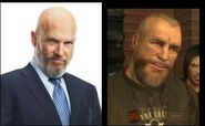 Comparación entre Obadiah Stane y Billy Grey.