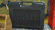 Caja de herramientas Power Metal gris.