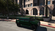 Un Patriot con modificaciones que aparece en la actualización GTA Online: After Hours.