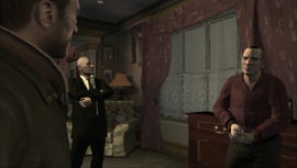 Sergei, Niko y Mikhail reunidos.